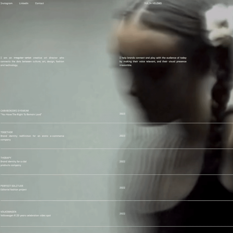 Portfolio by Yulia Velems