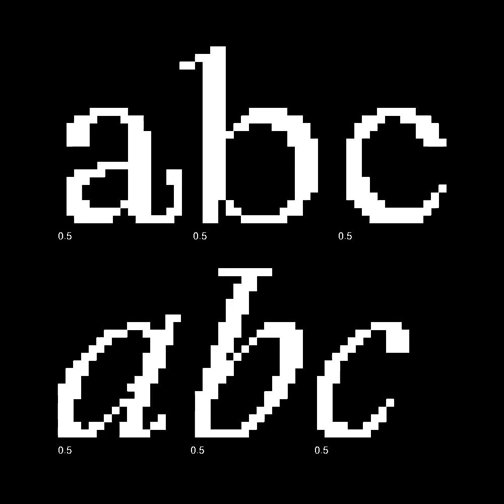 Laica Roman + Italic