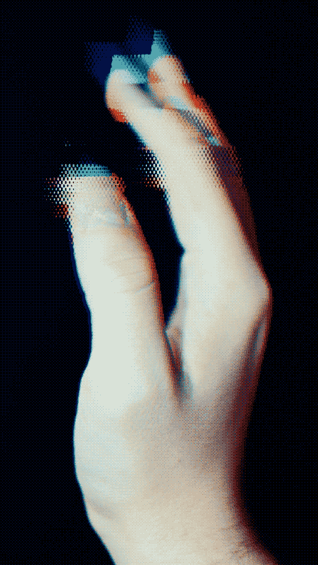 Glitch hand